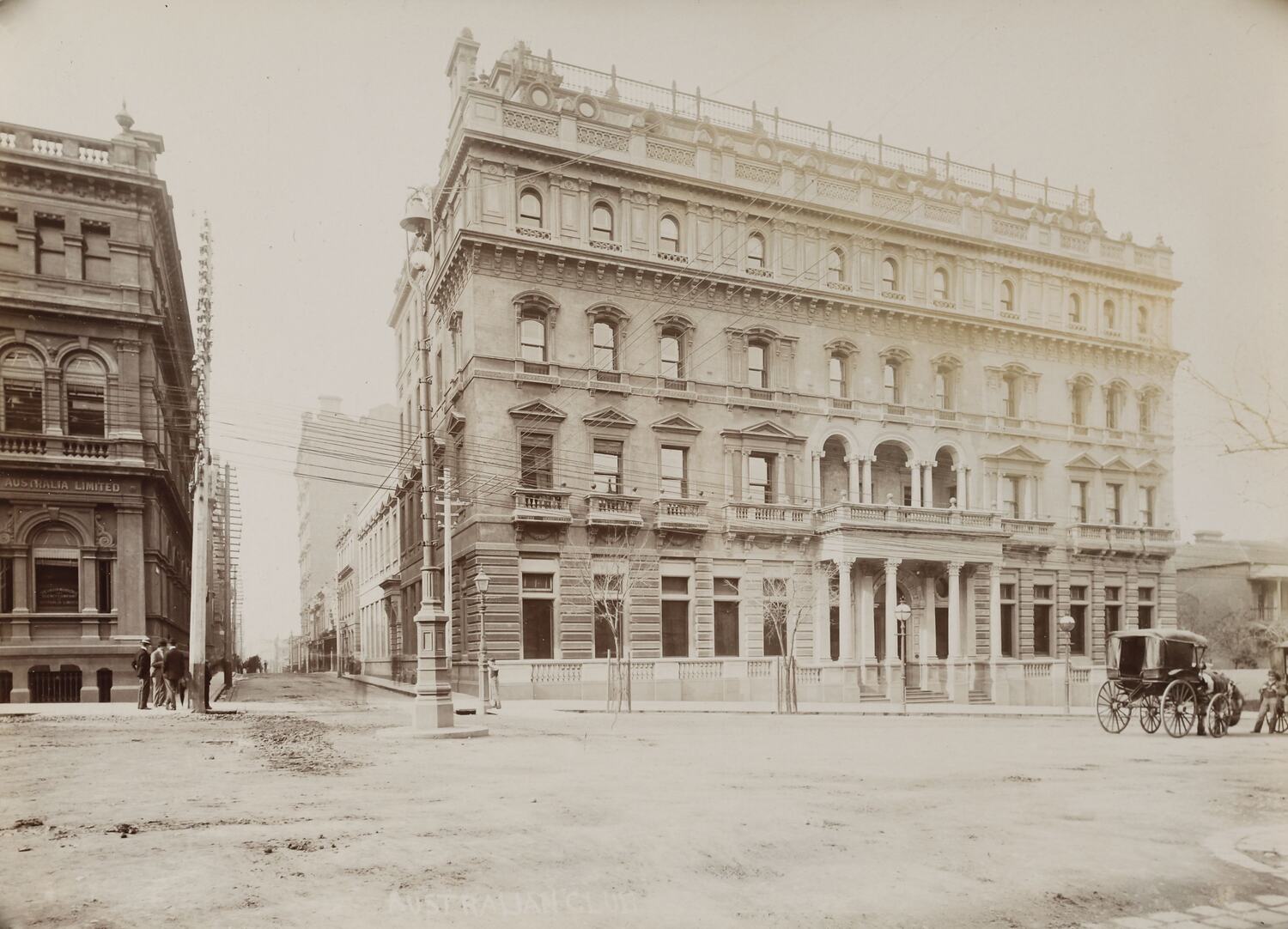 Photograph - Australian Club, Melbourne, Victoria, circa 1890