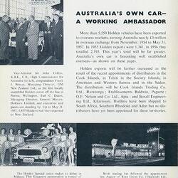 Holden Export