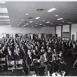 Photograph - Kodak Australasia Pty Ltd, Audience at the Official Opening of the Kodak Factory, Coburg, 1961