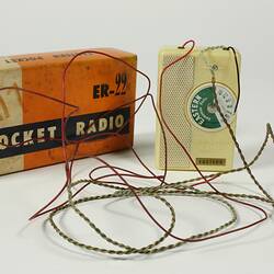 Pocket Radio - Eastern, 'Germanium' Type ER 22, Cream, circa 1965