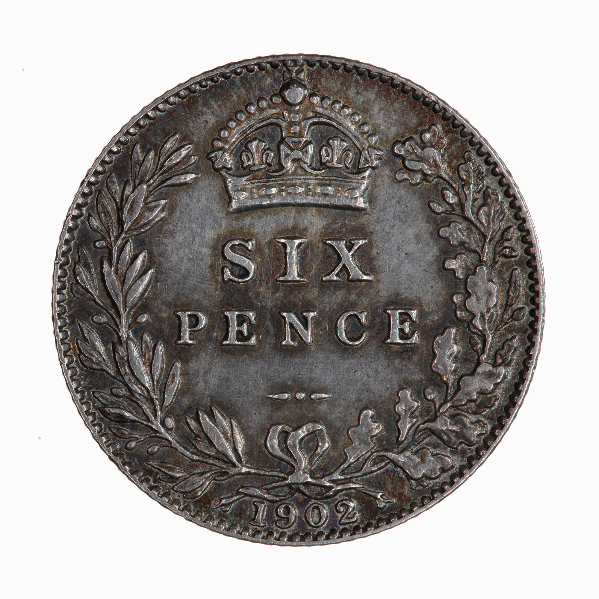 Coin - Sixpence, Edward VII, Great Britain, 1902
