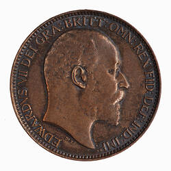 Coin - Farthing, Edward VII, Great Britain, 1903 (Obverse)