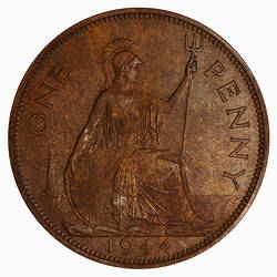Proof Coin - Penny, George VI, Great Britain, 1944 (Reverse)