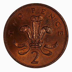 Coin - 2 Pence, Elizabeth II, Great Britain, 1989 (Reverse)