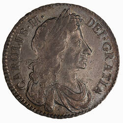 Coin - Halfcrown, Charles II, Great Britain, 1679 (Obverse)
