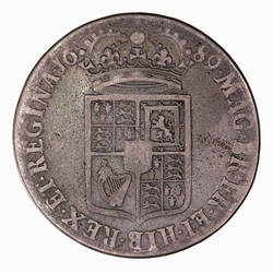 Coin - Halfcrown, William and Mary, Great Britain, 1689 (Reverse)