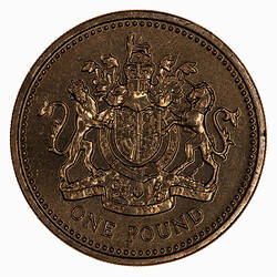 Coin - 1 Pound, Elizabeth II, Great Britain, 1983 (Reverse)