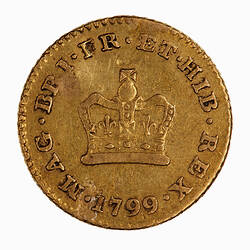 Coin - Third-Guinea, George III, Great Britain, 1799 (Reverse)
