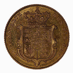 Coin - Sovereign, George IV, Great Britain, 1826 (Reverse)