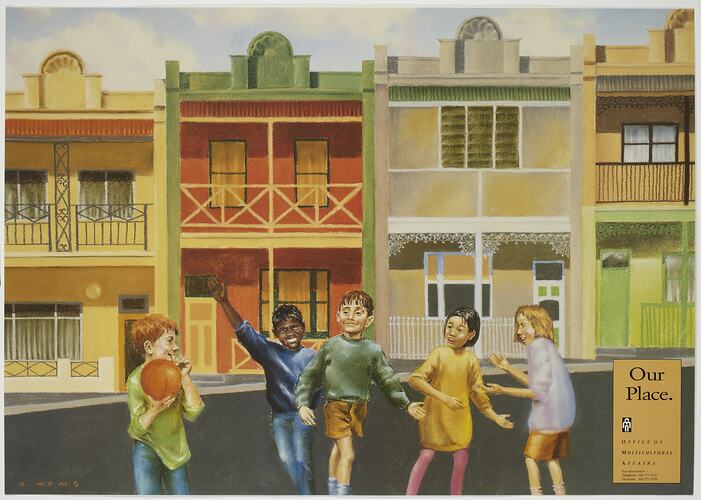 Poster - Our Place, Office of Multicultural Affairs, circa 2000