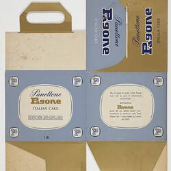 Cake box - Pagone Panettone, 1950s