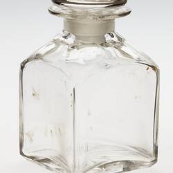 Glass Bottle - S. Woolfield, Portable Toiletries Set, Glasgow, Scotland, 1852