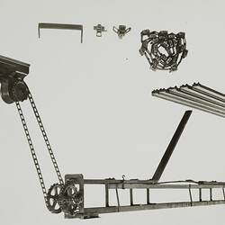 Photograph - Schumacher Mill Furnishing Works, 'Meat Rail Conveyor', Port Melbourne, Victoria, 1935