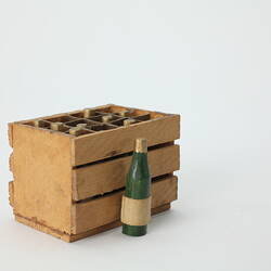 Crate of Bottles - Wine, Cellar, Doll's House, 'Pendle Hall', 1940s