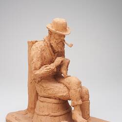 Sculpture - 'Darning Socks', Mr. Leon Wolowski, Clay, 1985