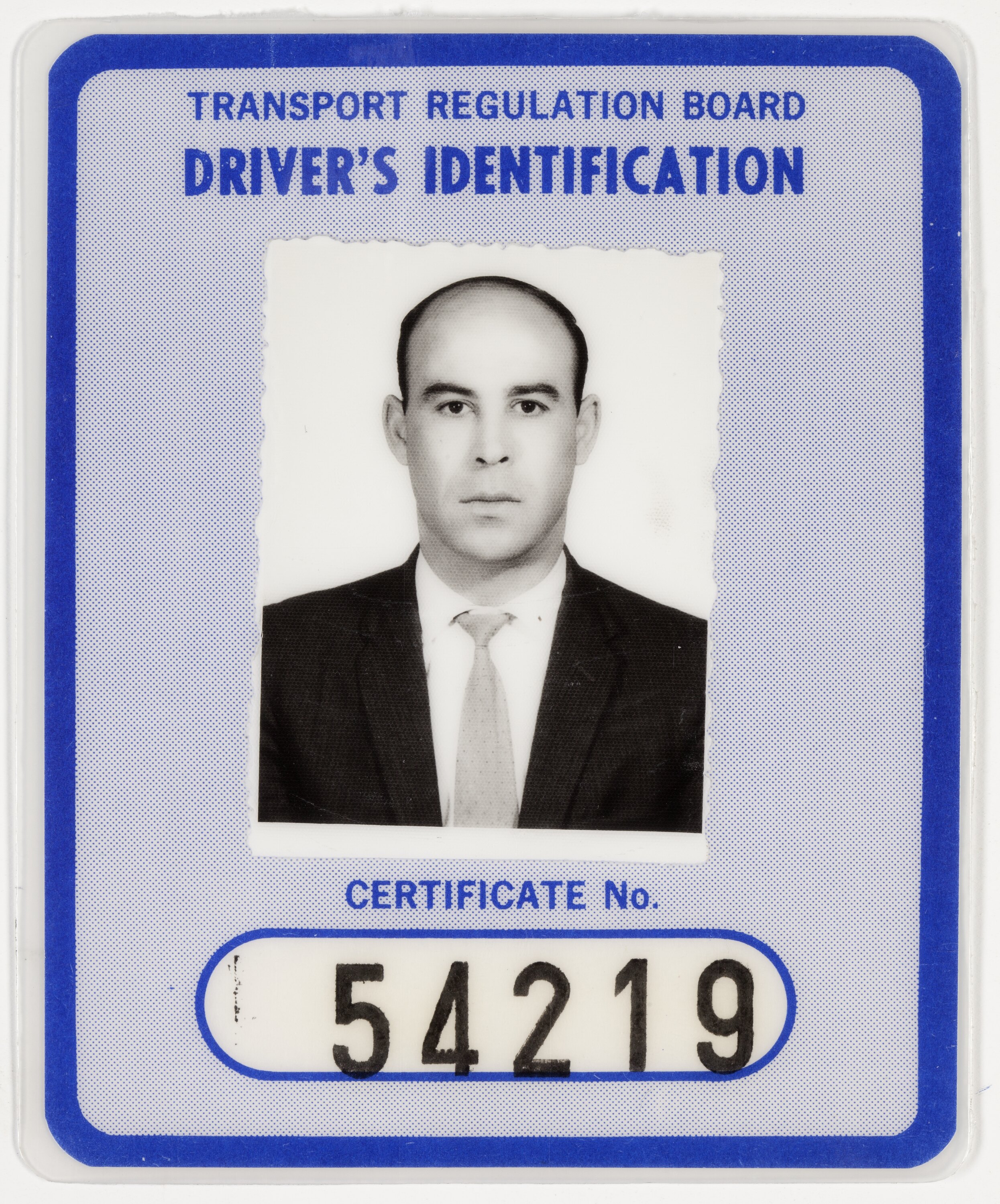 Driver s Identification Taxi Driver Issued to Michael Attardi