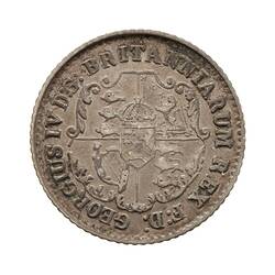 Coin - 1/16 Dollar, British West Indies, 1822