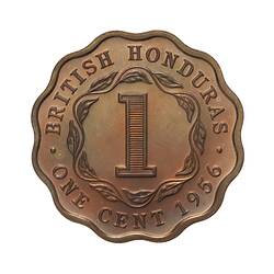 Proof Coin - 1 Cent, British Honduras (Belize), 1956