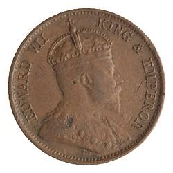 Coin - 1/4 Cent, Straits Settlements, 1908