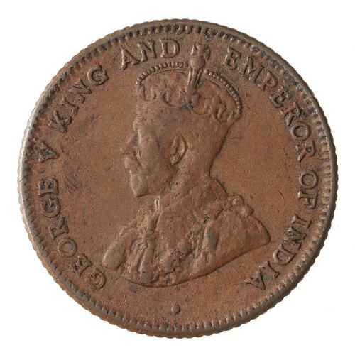 Coin - 1/4 Cent, Straits Settlements, 1916