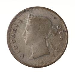 Coin - 10 Cents, Mauritius, 1877