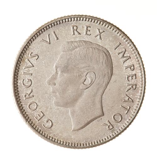Coin - 1 Shilling, South Africa, 1938