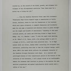 Manuscript - Marjory McKay, 'Cecil McKay, It Wasn't All Sunshine', circa 1974