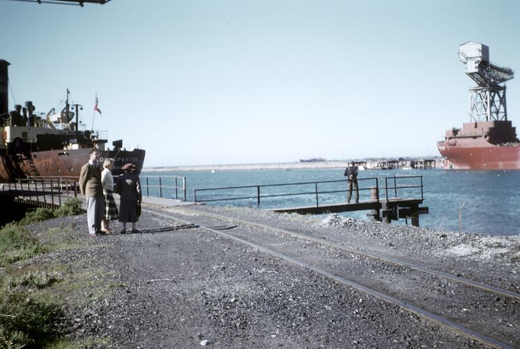 Ship Building Yard, Whyalla, South Australia, Aug 1959