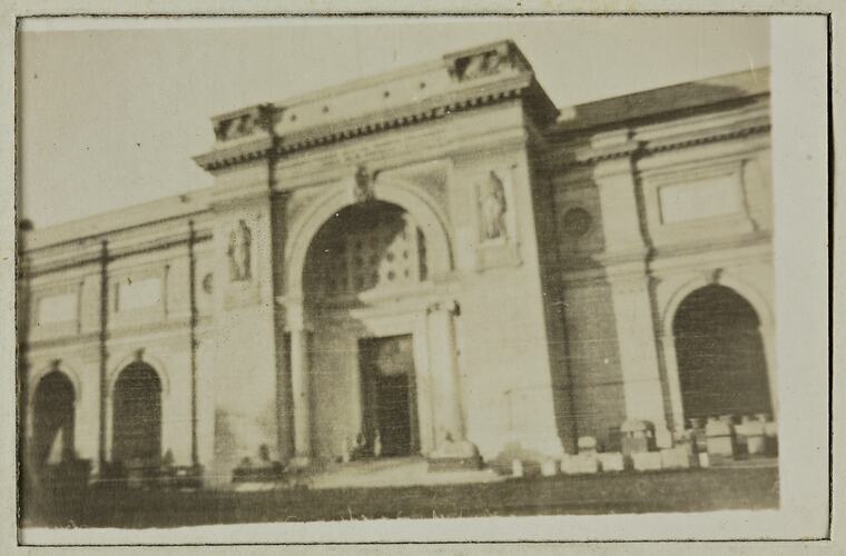 Exterior of Egyptian Museum, Cairo, Egypt, 1914-1918
