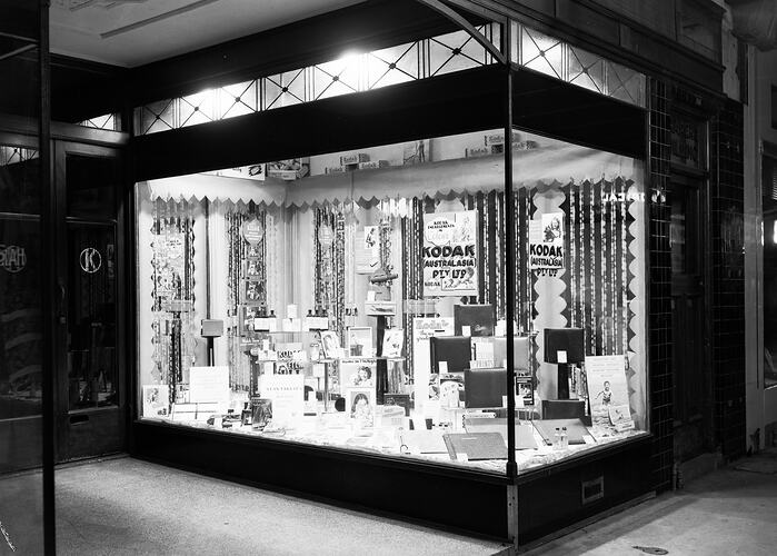 Negative - Kodak, Shop Front Window Display, Cairns, Queensland, circa 1950s