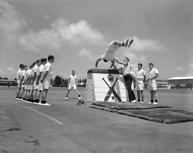 Royal Australian Navy, Sailors Training, Flinders Naval Depot, Crib Point, Victoria, Dec 1957
