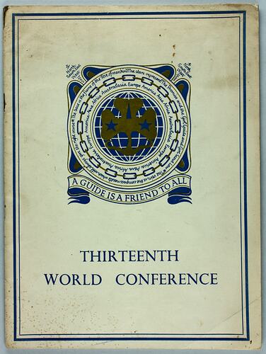Souvenir Program - World Association of Girl Guides & Girl Scouts Conference, Oxford, England, 21-31 Jul 1950