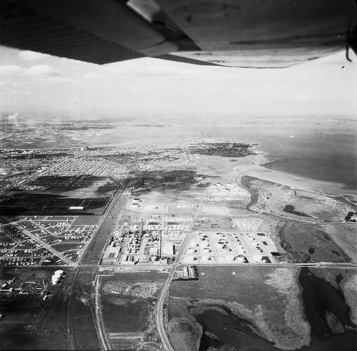 Negative - Aerial View of the Altona Oil Refinery, Victoria, circa 1964