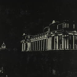 Photograph - 'Parliament House, Illuminated', Melbourne, May 1901