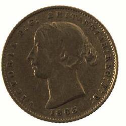 Coin - Half Sovereign, Australia, 1863