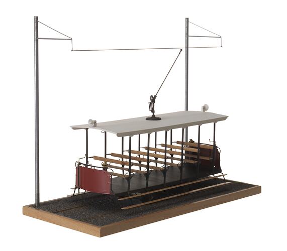 Electric Tram Model - Thomson-Houston, Box Hill & Doncaster Tramway, 1889