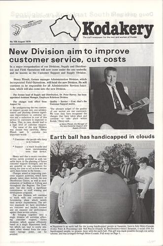 Newsletter - 'Australian Kodakery', No 105, Aug 1979