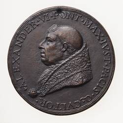 Electrotype Medal Replica - Pope Alexander VI