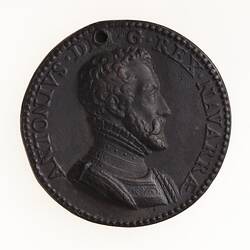 Electrotype Medal Replica - Antoine de Bourbon, 1559