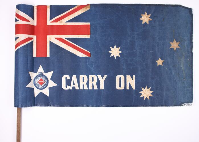 Flag - 'Carry On', circa 1918