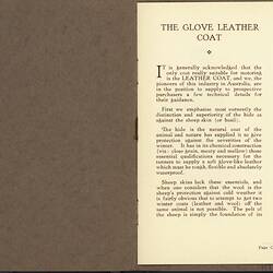 Catalogue - Simpson's Motor Coats of Glove Leather