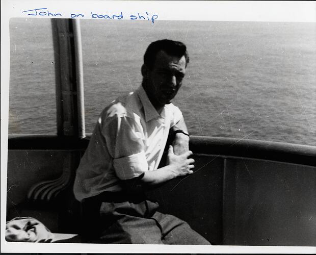 Photograph - John Woods, MV Fairsea, 1957