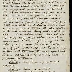 Discoloured off-white page with handwritten cursive text in dark ink.
