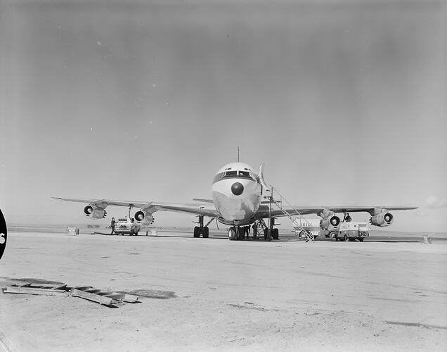 Shell Co, Fuelling an Aircraft, Avalon Airport, Victoria, 27 Aug 1959