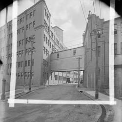Kodak Australasia Pty Ltd, Kodak Australasia Pty Ltd, Kodak Factory Buildings & Pedestrian Bridge over Southampton Cres, Abbotsford, Victoria, circa 1930s