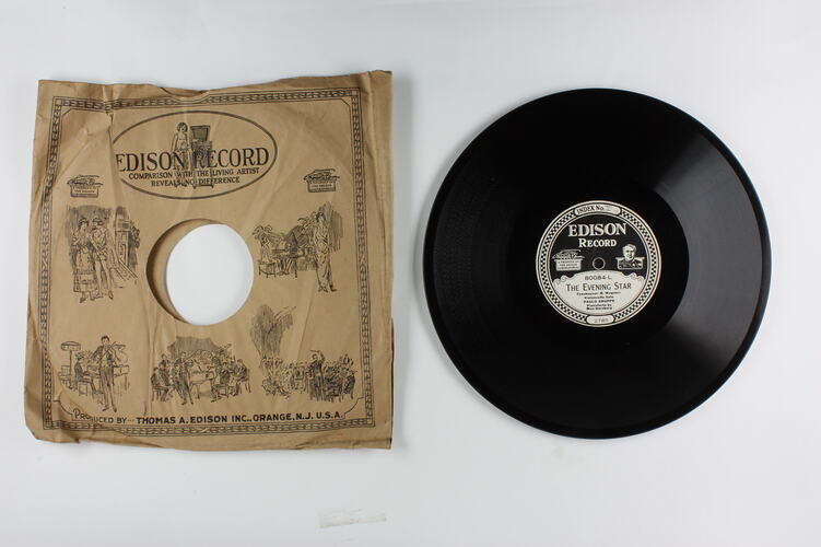 Disc Recording - Edison, Double-Sided, 'The Evening Star' & 'Serenade', 1914-1929