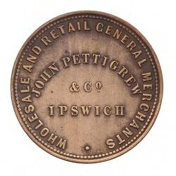 John Pettigrew & Co. Token Penny