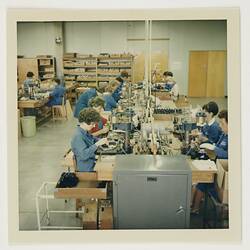 Photograph - Kodak Australasia Pty Ltd, Starmite Assembly Line, Cameras, Reels & Sundries Department, Building 15, Coburg, circa 1961