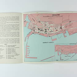 Booklet - 'Gibraltar',  Orient Line, 1955