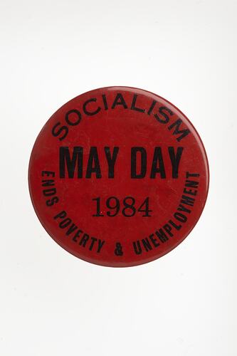 Badge - May Day 1984